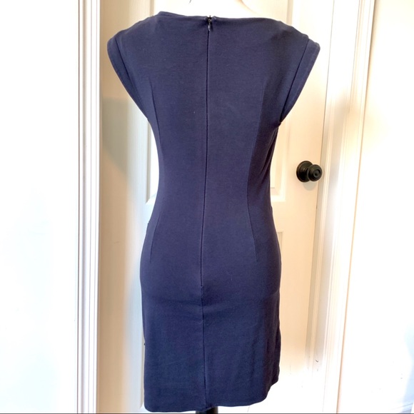 TOV HOLY Cotton Blend Navy Sleeveless Dress —SZ. M - Picture 5 of 15